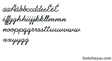 AbrazoScriptSsiBold font – macedonian Fonts