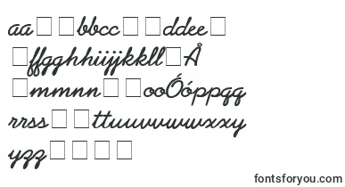 AbrazoScriptSsiBold font – polish Fonts