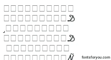 AbrazoScriptSsiBold font – serbian Fonts