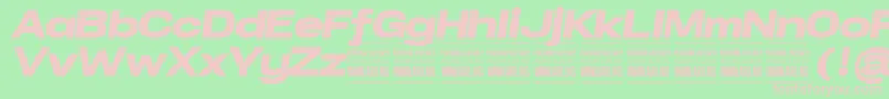 More about SpecifypersonalExpblackitalic Font SpecifypersonalExpblackitalic Font – Pink Fonts on Green Background