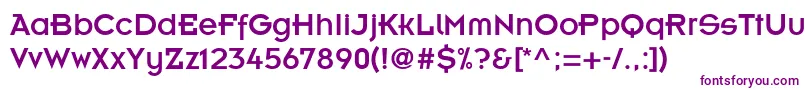 InsigniaLtA Font – Purple Fonts on White Background