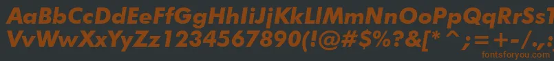 More about FuturaBoldItalicBt Font FuturaBoldItalicBt Font – Brown Fonts on Black Background