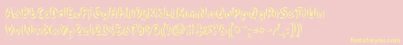 En savoir plus sur la police AspectLtRegular Police AspectLtRegular – polices jaunes sur fond rose