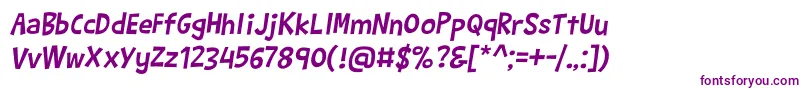 BarthowheelItalic Font – Purple Fonts