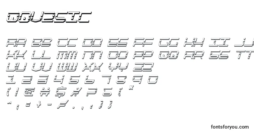 Schriftart Qqv2sic – Alphabet, Zahlen, spezielle Symbole