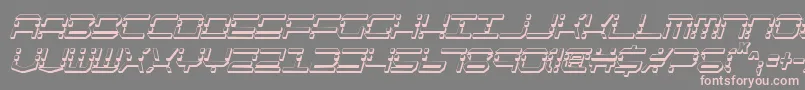 Qqv2sic Font – Pink Fonts on Gray Background
