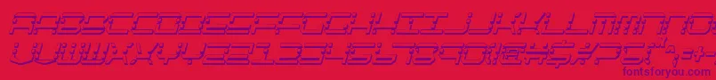 Qqv2sic Font – Purple Fonts on Red Background