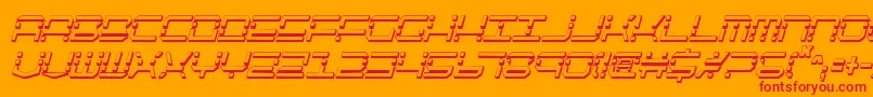 Qqv2sic Font – Red Fonts on Orange Background