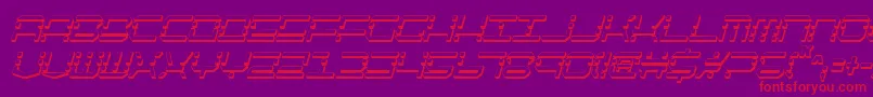 Qqv2sic Font – Red Fonts on Purple Background