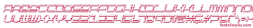 フォントQqv2sic – 赤い文字