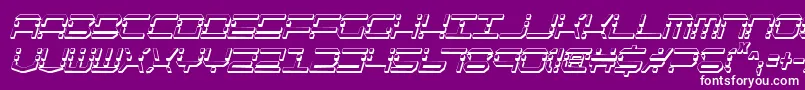 Qqv2sic Font – White Fonts on Purple Background