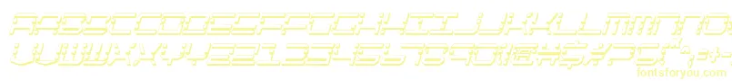 Qqv2sic Font – Yellow Fonts on White Background