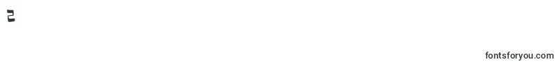 Fruidc-Schriftart – Schriften für die Ziffer 2