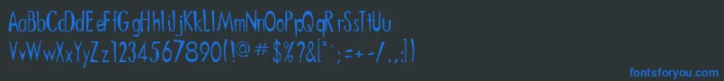 Lisätietoja Oriently-fontista Oriently-fontti – siniset fontit mustalla taustalla