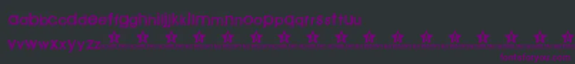 Greenpil Font – Purple Fonts on Black Background