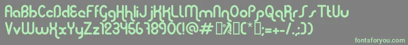 More about ElephontRegular Font ElephontRegular Font – Green Fonts on Gray Background