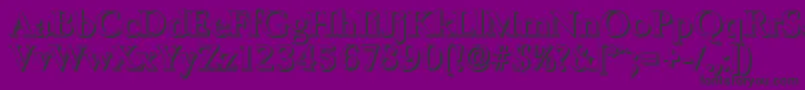 BelfastshadowBold Font – Black Fonts on Purple Background