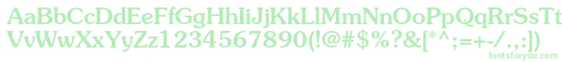 SouvenirstdMedium Font – Green Fonts on White Background