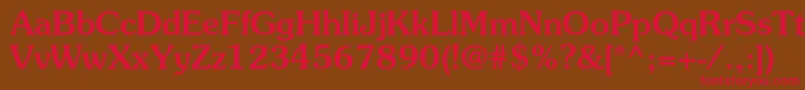 SouvenirstdMedium Font – Red Fonts on Brown Background