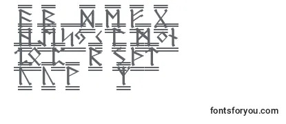 Überblick über die Schriftart RuneG2