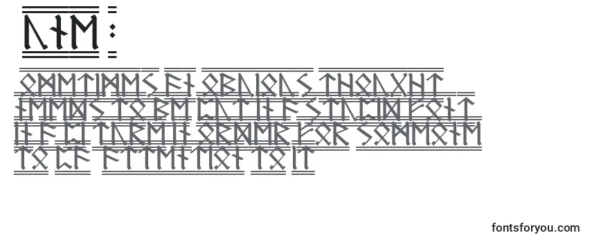 Обзор шрифта RuneG2