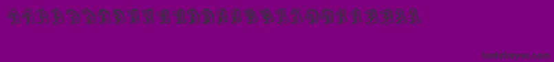 Being Font – Black Fonts on Purple Background