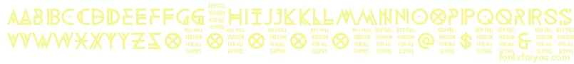 DigitaltherapyDemo Font – Yellow Fonts