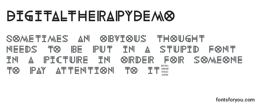 DigitaltherapyDemo Font