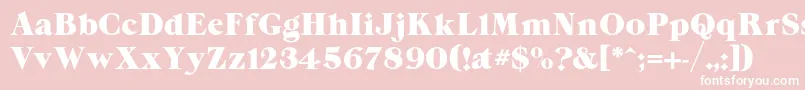 More about Grandeecp Font Grandeecp Font – White Fonts on Pink Background