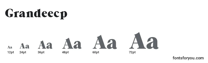 Grandeecp Font Sizes