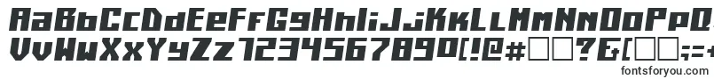KilotonCondensedItalic-fontti – Katalogi