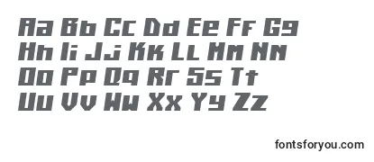 Review of the KilotonCondensedItalic Font
