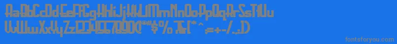 Weitere Informationen zur Boastingtextlight116Bold-Schriftart Boastingtextlight116Bold-Schriftart – Graue Schriften auf blauem Hintergrund