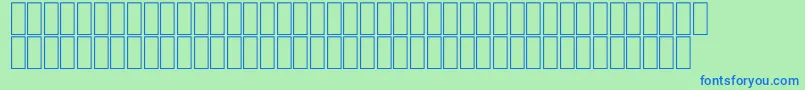 フォントFsEgypt – 青い文字は緑の背景です。