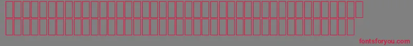 FsEgypt Font – Red Fonts on Gray Background