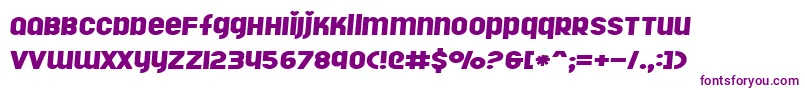 Rollergirls Font – Purple Fonts on White Background