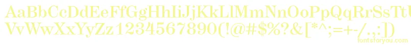 Шрифт Herculesmedium – жёлтые шрифты