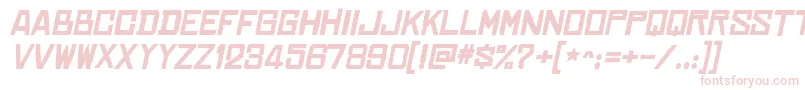 ChineserocksxpBolditalic Font – Pink Fonts on White Background