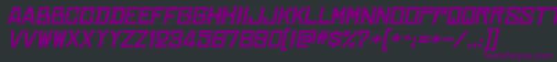 ChineserocksxpBolditalic Font – Purple Fonts on Black Background