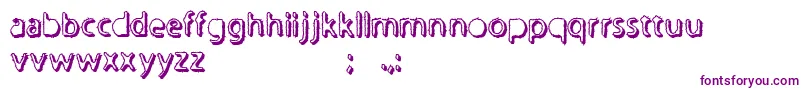 Undertaker Font – Purple Fonts on White Background