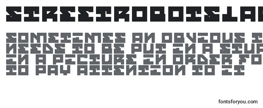 StreetRobotSlab Font