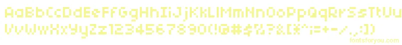 04b Font – Yellow Fonts