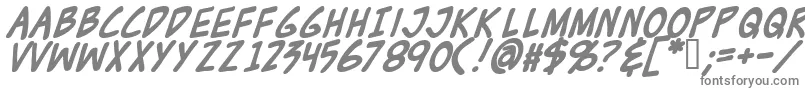 Шрифт Zudjb – серые шрифты