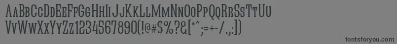 Quasikn Font – Black Fonts on Gray Background