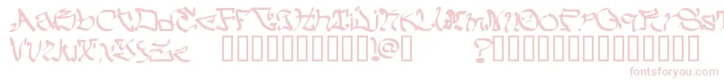MyCrazyText Font – Pink Fonts on White Background
