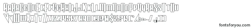 Шрифт Vindicatorout – шрифты для КОМПАС-3D
