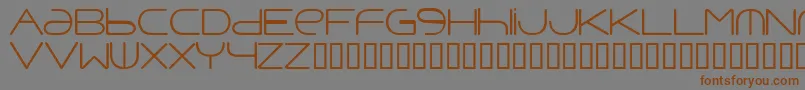 Punavuor Font – Brown Fonts on Gray Background