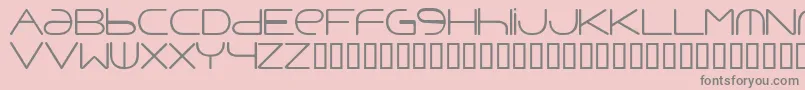 Punavuor Font – Gray Fonts on Pink Background