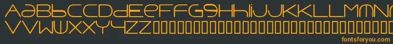 Punavuor Font – Orange Fonts on Black Background