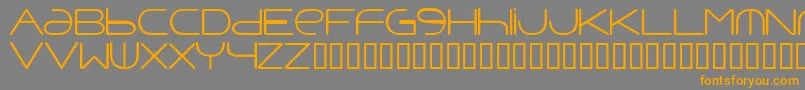 Punavuor Font – Orange Fonts on Gray Background